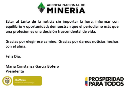 feliz dia del periodista min minas