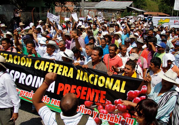 protesta caficultores
