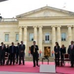 Juan Manuel Santos en palacio