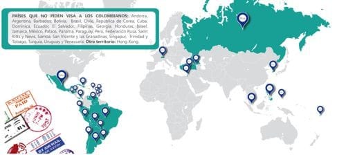 Paises que no piden visa