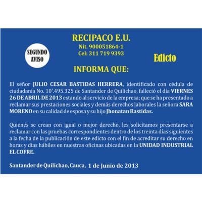 Recipaco m