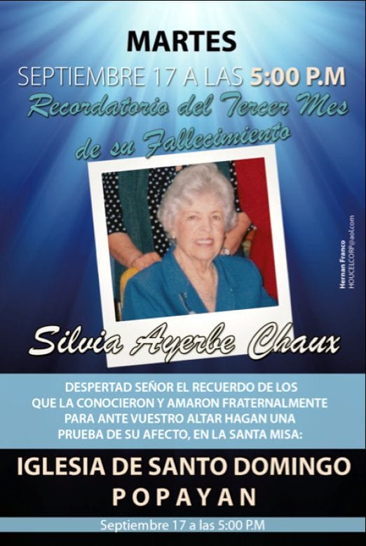 Silvia Ayerbe Chaux 1