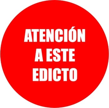 EDICTO