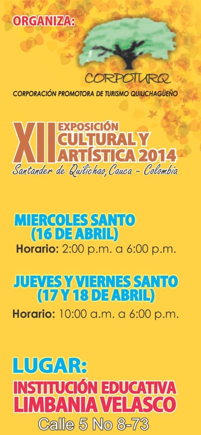 XII exposición artistica y cultural 2014 2