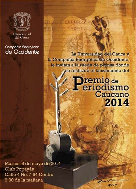 Premio de periodismo caucano