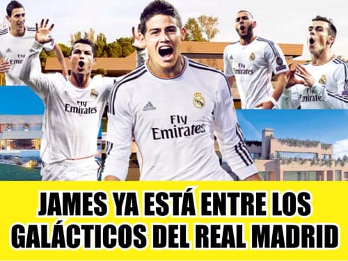 JAMES YA ES DEL REAL MADRID JAMES YA ES DEL REAL MADRID