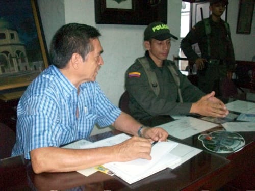 Consejo de seguridad en Caloto