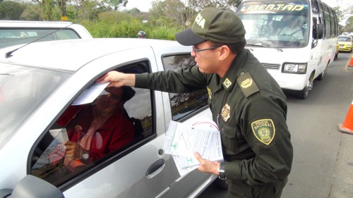 Policía Metropolitana de Popayan adelanta campaña preventiva contra accidentalidad vial, Policía Metropolitana de Popayan adelanta campaña preventiva contra accidentalidad vial,