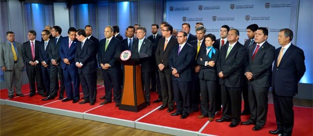 Santos presenta el proyecto para la supresión de la reelección presidencial