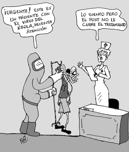 Caricatura del día - Pete - Ebola