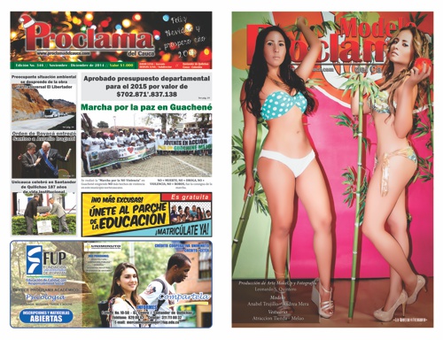 Edición No. 346 - Proclama del Cauca - Portadas Edición No. 346 - Proclama del Cauca - Portadas