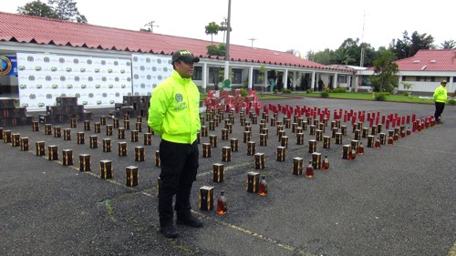 Incautan botellas de whisky en Popayán - licor adulterado1
