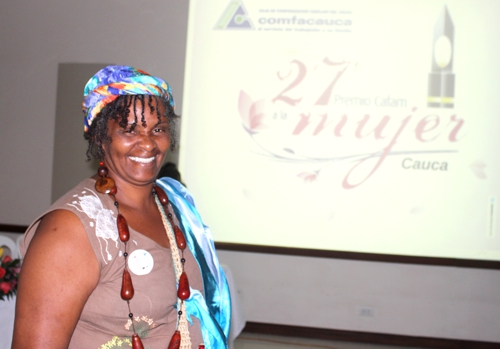 Maria Dolores Grueso - Elegida Mujer Cafam Cauca 2014