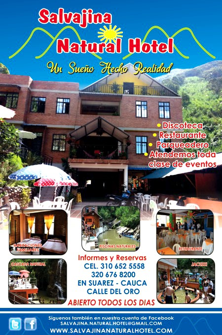 Salvajina Natural Hotel - Suárez - Cauca