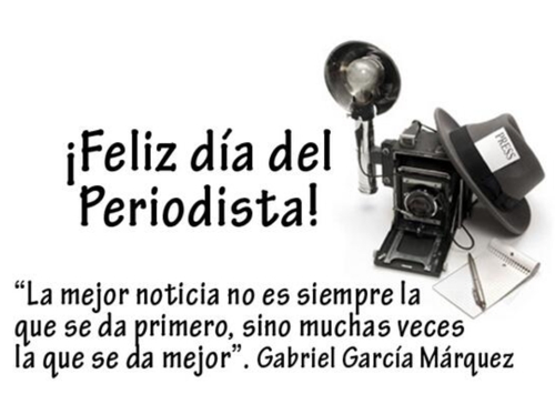 Feliz día del periodista - 9 de febrero de 2015