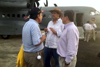 Incidente aéreo en Guapi, Cauca