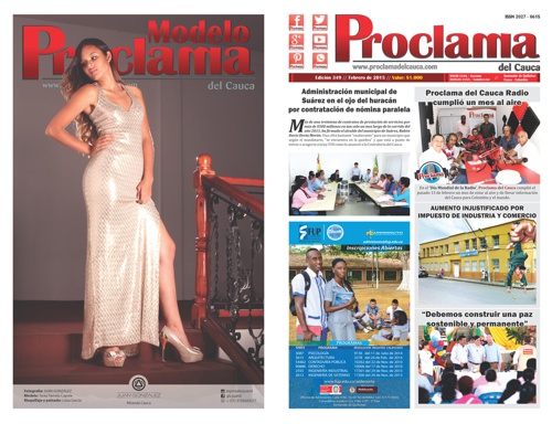 Proclama del Cauca - Edición No. 349 - Febrero de 2015 Proclama del Cauca - Edición No. 349 - Febrero de 2015