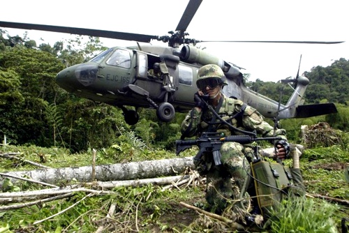 Helicóptero - Combates - Ejército - Farc - Corinto Helicóptero - Combates - Ejército - Farc - Corinto
