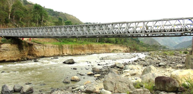 Inaugurado Puente sobre el Río Páez 1