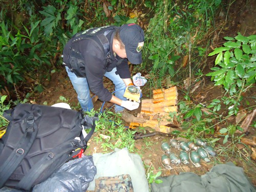 Policía incautó material explosivo en el Cauca Policía incautó material explosivo en el Cauca