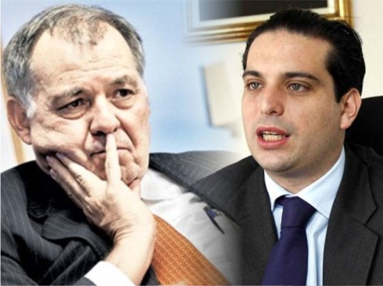 Procurador Alejandro Ordóñez y el director del DNP Simón Gaviria