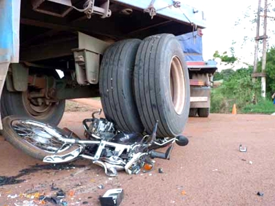 Accidente de tránsito en la vía Puerto Tejada Candelaria