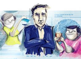 Empleados lambones