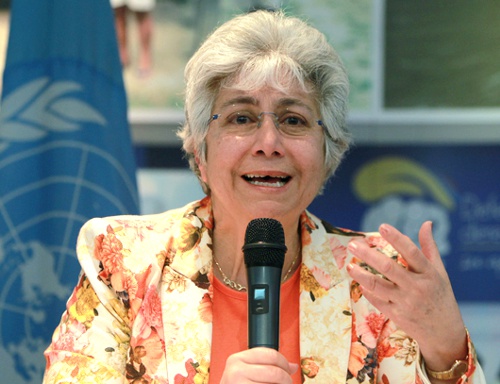 Flavia Pansieri, alta comisionada adjunta de la ONU para los Derechos Humanos Flavia Pansieri, alta comisionada adjunta de la ONU para los Derechos Humanos