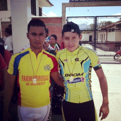 Ciclistas de Santander ganaron plata y bronce Ciclistas de Santander ganaron plata y bronce