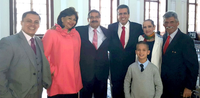 Posesión de Luis Fernando Velasco como presidente del Senado