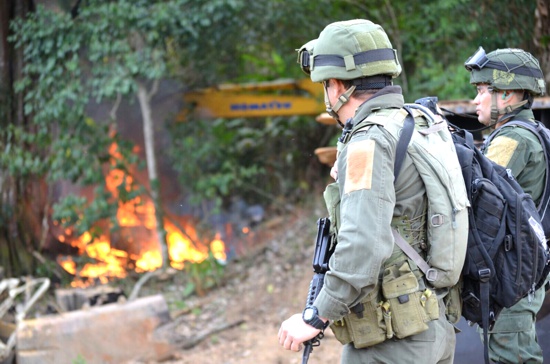 Golpe a la minería criminal en el Cauca - Policía Nacional Golpe a la minería criminal en el Cauca - Policía Nacional