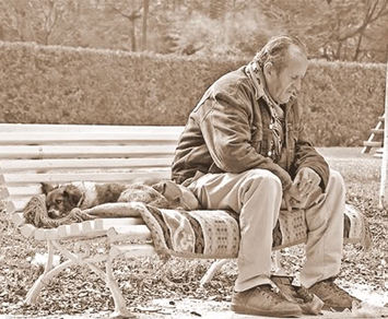 Hombre cansado