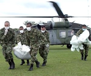Seis guerrilleros del ELN muertos tras bombardeo en el Cauca