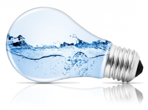 A ahorrar agua y energía - bombillo