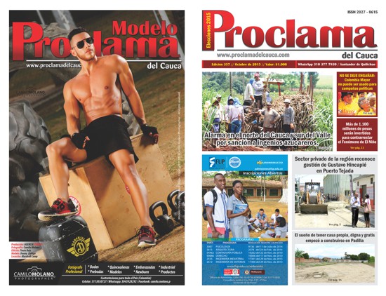 Edición No. 357 - Proclama del Cauca - Octubre de 2015