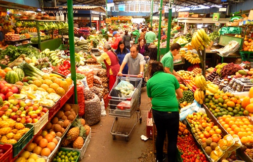Precios de los alimentos - plaza de mercado