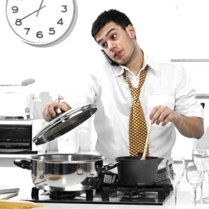 Hombres en la cocina