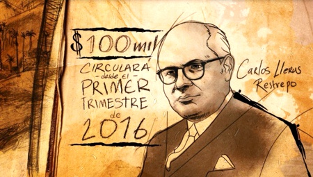Billete de 100 mil pesos colombianos Billete de 100 mil pesos colombianos