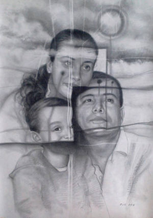 Familia - Dibujo de Rodrigo Valencia