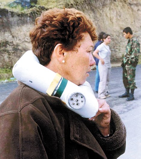 COLOMBIA-COLLAR EXPLOSIVO-GUERRILLA