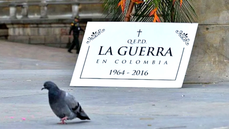 QUE EN PAZ DESCANSE LA GUERRA EN COLOMBIA