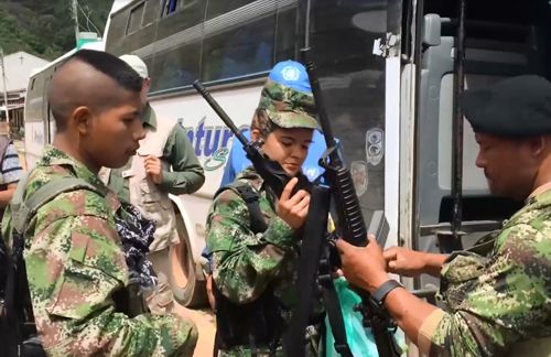 FARC hacia las zonas veredales 2 FARC hacia las zonas veredales 2