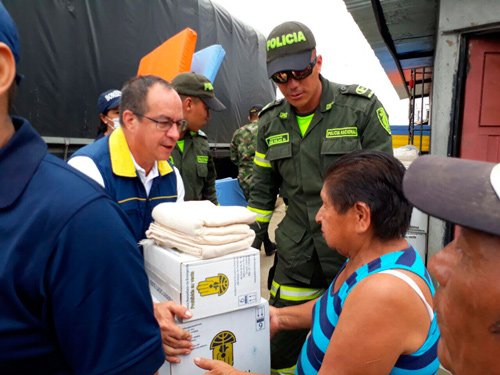 Articulados con UNGRD la Gobernación del Cauca continúa atención en el municipio de Corinto