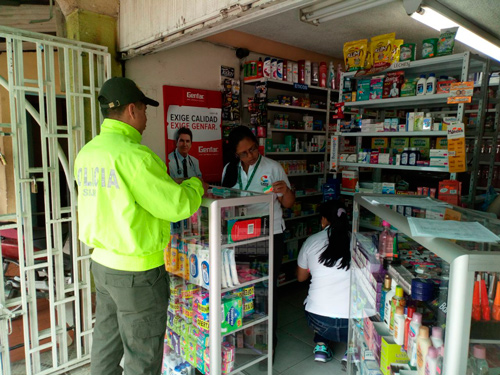 Alerta nacional por administración de medicamentos en droguerías y farmacias