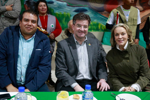 Visita del presidente de la Asamblea de la ONU al Cauca Visita del presidente de la Asamblea de la ONU al Cauca