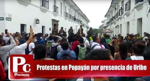Popayán rechazó la visita de Uribe Popayán rechazó la visita de Uribe