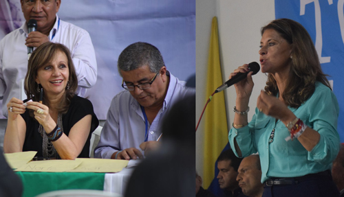 Fórmulas vicepresidenciales de Duque y Petro en el Cauc Fórmulas vicepresidenciales de Duque y Petro en el Cauc