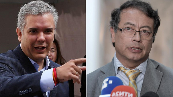 Iván Duque y Gustavo Petro Iván Duque y Gustavo Petro