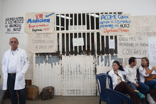 Se frena paro en el Hospital San José de Popayán