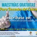 Maestrías gratuitas